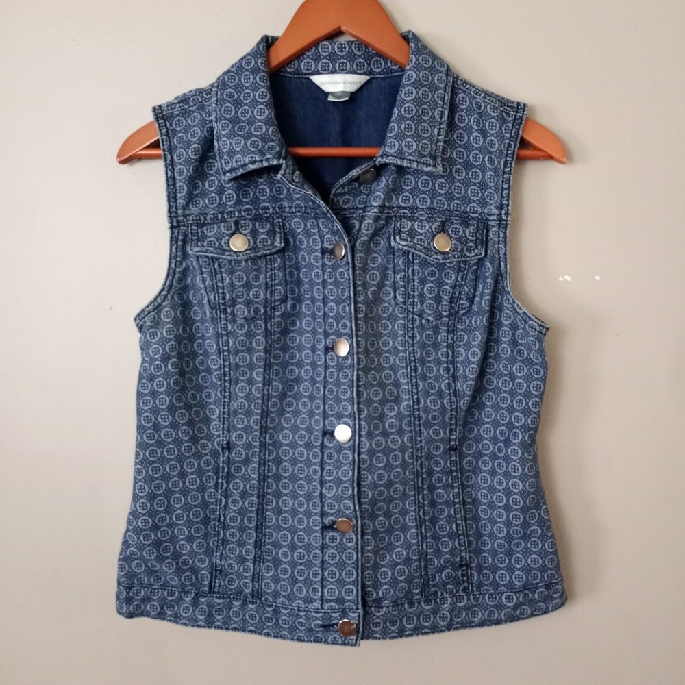 Women's Blue Denim Vest